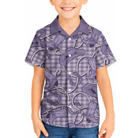 Purple Hawaii Palaka Cowboy Hawaiian Shirt Hawaiian Paniolo Festival Spirit LT19 - Polynesian Pride