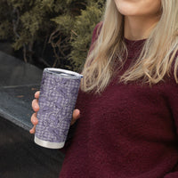 Purple Hawaii Palaka Cowboy Tumbler Cup Hawaiian Paniolo Festival Spirit LT19 - Polynesian Pride