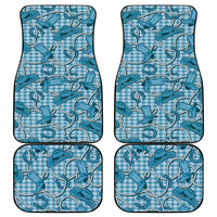 Blue Hawaii Palaka Cowboy Car Mats Hawaiian Paniolo Festival Spirit LT19 - Polynesian Pride