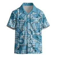 Blue Hawaii Palaka Cowboy Kid Hawaiian Shirt Hawaiian Paniolo Festival Spirit LT19 - Polynesian Pride