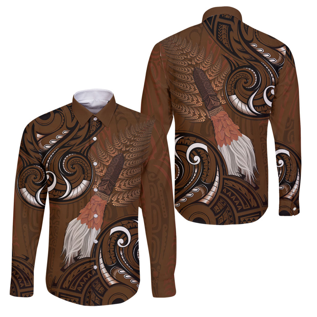 New Zealand Taiaha Family Matching Puletasi and Hawaiian Shirt Maori Weapon Silver Fern Maori Pattern