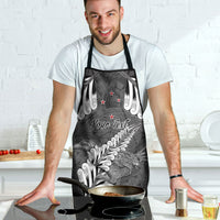 New Zealand Weka Personalised Apron Aotearoa Hen Silver Fern Maori Pattern LT22 - Polynesian Pride