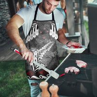 New Zealand Weka Personalised Apron Aotearoa Hen Silver Fern Maori Pattern LT22 - Polynesian Pride