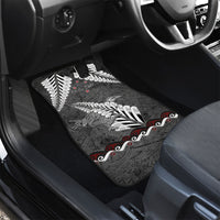 New Zealand Weka Personalised Car Mats Aotearoa Hen Silver Fern Maori Pattern LT22 - Polynesian Pride