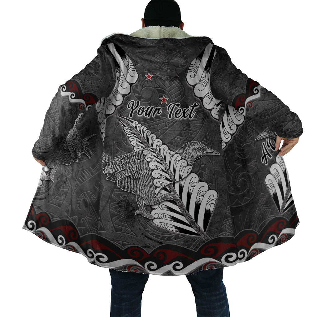 New Zealand Weka Personalised Cloak Aotearoa Hen Silver Fern Maori Pattern