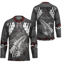 New Zealand Weka Personalised Hockey Jersey Aotearoa Hen Silver Fern Maori Pattern LT22 - Polynesian Pride