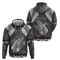 New Zealand Weka Personalised Hoodie Aotearoa Hen Silver Fern Maori Pattern LT22 - Polynesian Pride