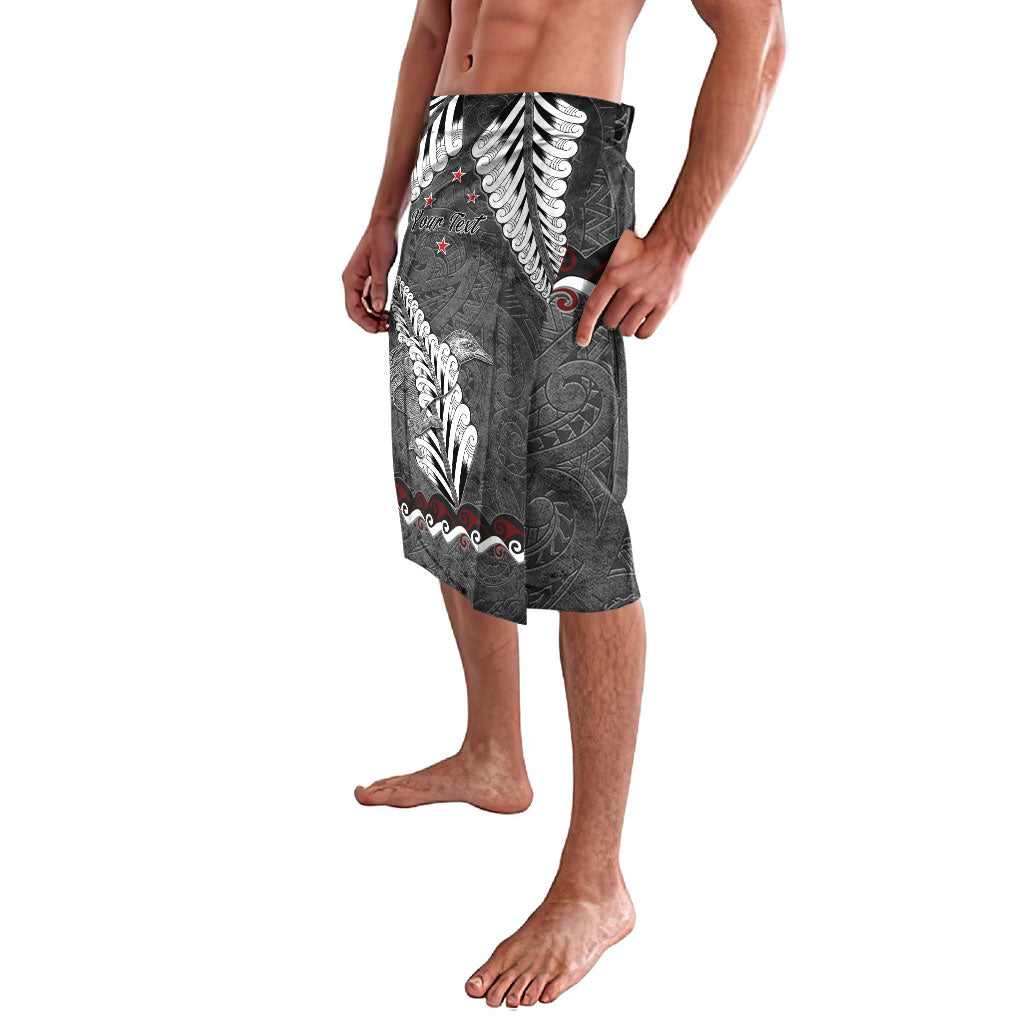New Zealand Weka Personalised Lavalava Aotearoa Hen Silver Fern Maori Pattern LT22 - Polynesian Pride