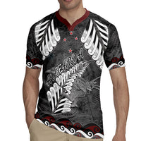 New Zealand Weka Personalised Rugby Jersey Aotearoa Hen Silver Fern Maori Pattern LT22 - Polynesian Pride