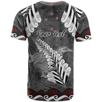 New Zealand Weka Personalised T Shirt Aotearoa Hen Silver Fern Maori Pattern LT22 - Polynesian Pride