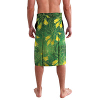 Bellbird New Zealand Personalised Lavalava Kowhai Flower Maori Pattern LT22 - Polynesian Pride