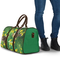 Bellbird New Zealand Personalised Travel Bag Kowhai Flower Maori Pattern LT22 - Polynesian Pride