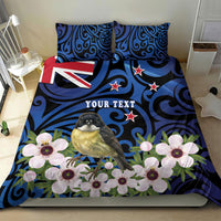 Tomtit New Zealand Personalised Bedding Set Miromiro Manuka Flower Maori Pattern LT22 - Polynesian Pride