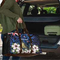 Tomtit New Zealand Personalised Travel Bag Miromiro Manuka Flower Maori Pattern LT22 - Polynesian Pride