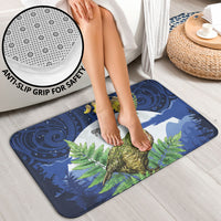 Kakapo New Zealand Personalised Bathroom Set Kowhai Flower Silver Fern Maori Pattern LT22 - Polynesian Pride