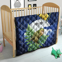 Kakapo New Zealand Personalised Quilt Kowhai Flower Silver Fern Maori Pattern LT22 - Polynesian Pride