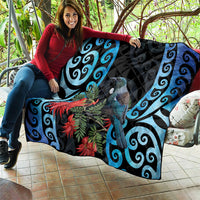 Tui Bird Kakabeak New Zealand Quilt Clianthus Galaxy Maori Koru Pattern