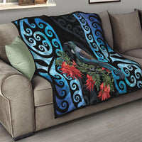 Tui Bird Kakabeak New Zealand Quilt Clianthus Galaxy Maori Koru Pattern