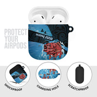 Snapper Fishing New Zealand AirPods Case Tamure Fish Hook Maori Pattern LT22 - Polynesian Pride