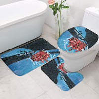 Snapper Fishing New Zealand Bathroom Set Tamure Fish Hook Maori Pattern LT22 - Polynesian Pride