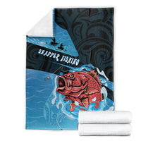 Snapper Fishing New Zealand Blanket Tamure Fish Hook Maori Pattern LT22 - Polynesian Pride