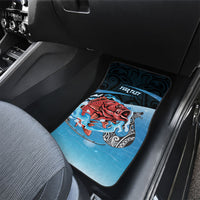 Personalised Snapper Fishing New Zealand Car Mats Tamure Fish Hook Maori Pattern LT22 - Polynesian Pride