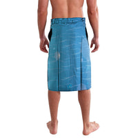 Personalised Snapper Fishing New Zealand Lavalava Tamure Fish Hook Maori Pattern