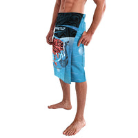 Personalised Snapper Fishing New Zealand Lavalava Tamure Fish Hook Maori Pattern
