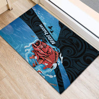 Snapper Fishing New Zealand Rubber Doormat Tamure Fish Hook Maori Pattern LT22 - Polynesian Pride