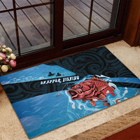 Snapper Fishing New Zealand Rubber Doormat Tamure Fish Hook Maori Pattern LT22 - Polynesian Pride