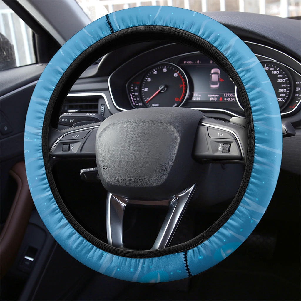 Snapper Fishing New Zealand Steering Wheel Cover Tamure Fish Hook Maori Pattern LT22 - Polynesian Pride