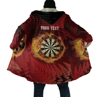 Personalised Darts New Zealand Cloak Silver Fern Red Color