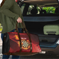 Personalised Darts New Zealand Travel Bag Silver Fern Red Color LT22 - Polynesian Pride