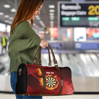 Personalised Darts New Zealand Travel Bag Silver Fern Red Color LT22 - Polynesian Pride