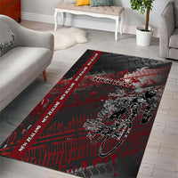Personalised Cycling New Zealand Area Rug Aotearoa Pride Sportswear LT22 - Polynesian Pride