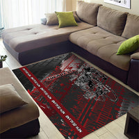 Personalised Cycling New Zealand Area Rug Aotearoa Pride Sportswear LT22 - Polynesian Pride