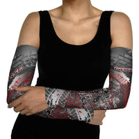 Personalised Cycling New Zealand Arm Sleeves Aotearoa Pride Sportswear LT22 - Polynesian Pride