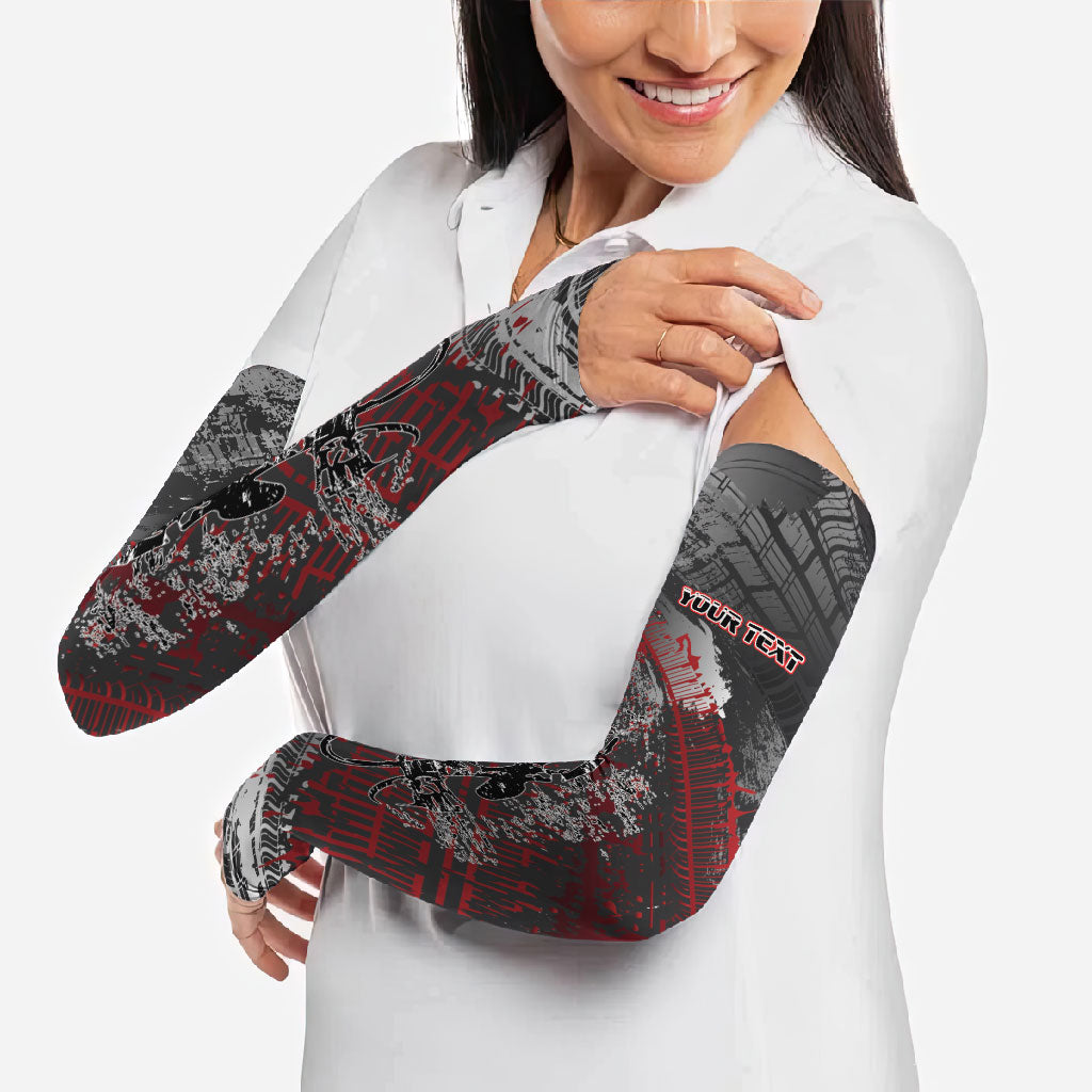 Personalised Cycling New Zealand Arm Sleeves Aotearoa Pride Sportswear LT22 - Polynesian Pride