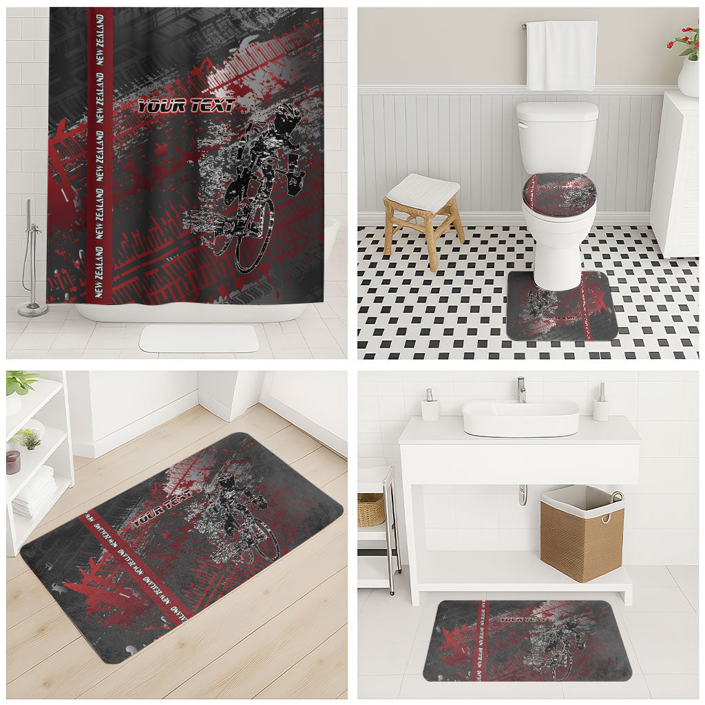 Personalised Cycling New Zealand Bathroom Set Aotearoa Pride Sportswear LT22 - Polynesian Pride
