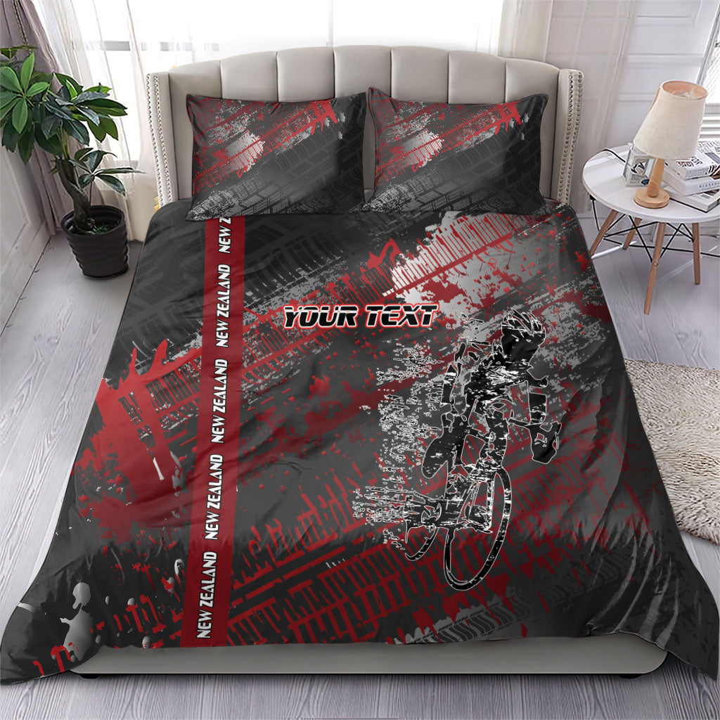 Personalised Cycling New Zealand Bedding Set Aotearoa Pride Sportswear LT22 - Polynesian Pride