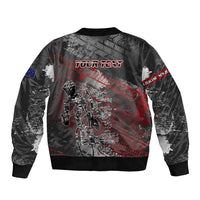 Personalised Cycling New Zealand Bomber Jacket Aotearoa Pride Sportswear