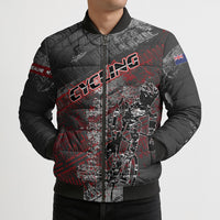 Personalised Cycling New Zealand Bomber Puffer Jacket Aotearoa Pride Sportswear LT22 - Polynesian Pride