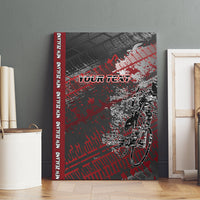 Personalised Cycling New Zealand Canvas Wall Art Aotearoa Pride Sportswear LT22 - Polynesian Pride