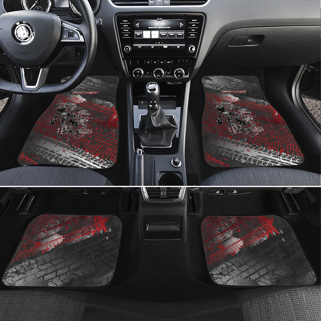 Personalised Cycling New Zealand Car Mats Aotearoa Pride Sportswear LT22 Set 4pcs Red - Polynesian Pride