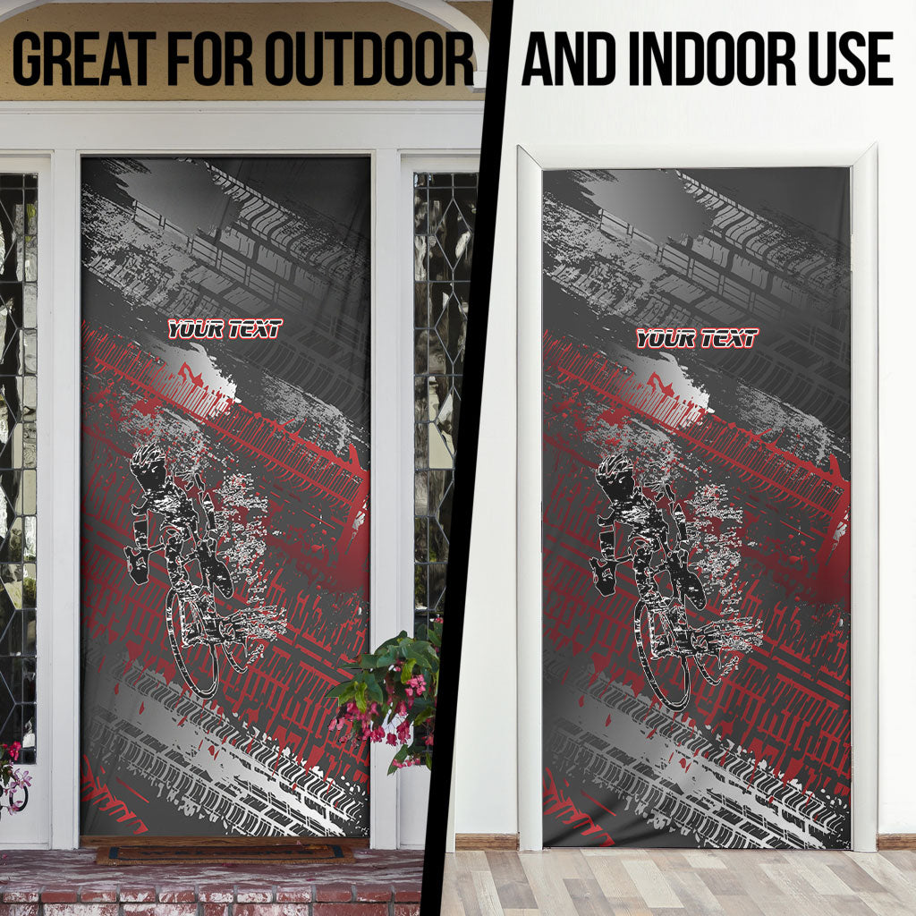 Personalised Cycling New Zealand Door Cover Aotearoa Pride Sportswear LT22 - Polynesian Pride