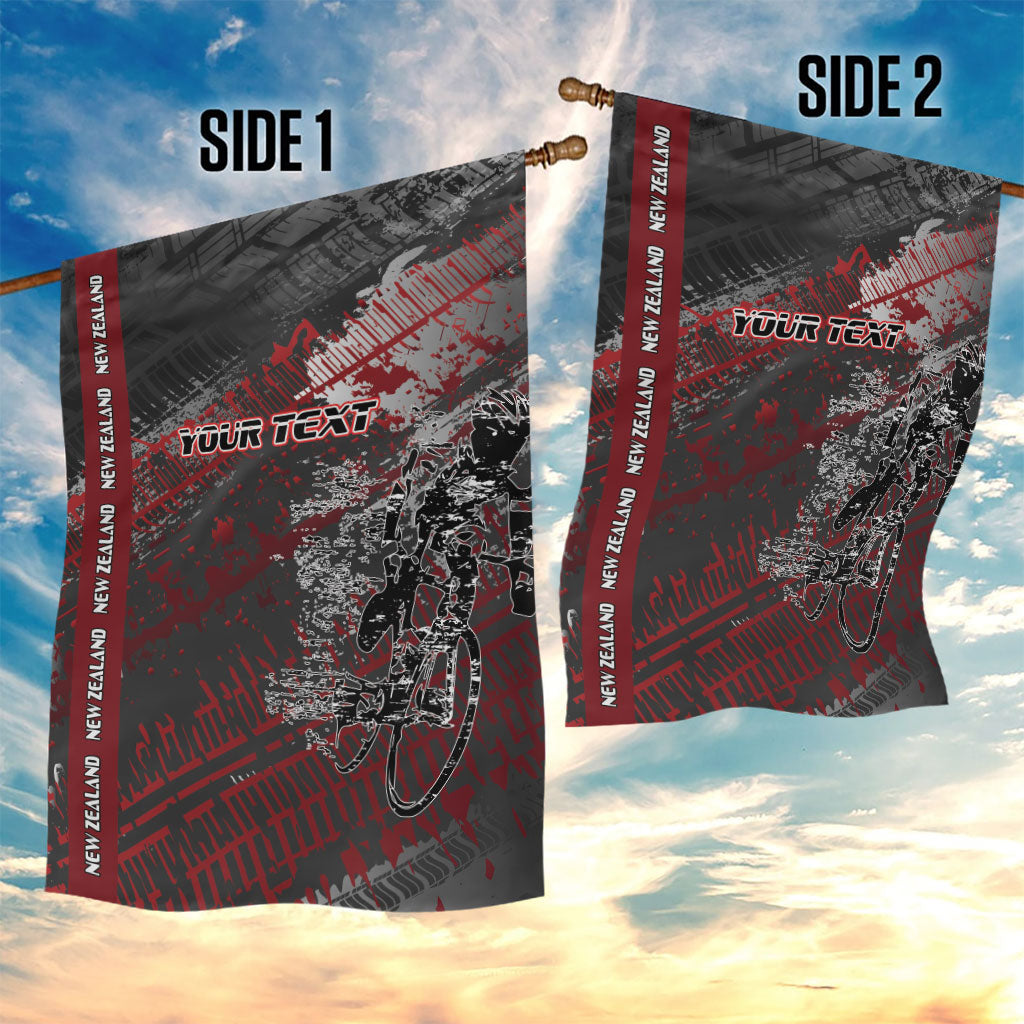 Personalised Cycling New Zealand Garden Flag Aotearoa Pride Sportswear LT22 - Polynesian Pride