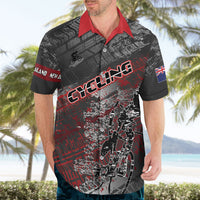 Personalised Cycling New Zealand Hawaiian Shirt Aotearoa Pride Sportswear