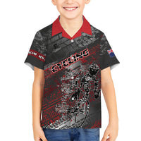 Personalised Cycling New Zealand Hawaiian Shirt Aotearoa Pride Sportswear