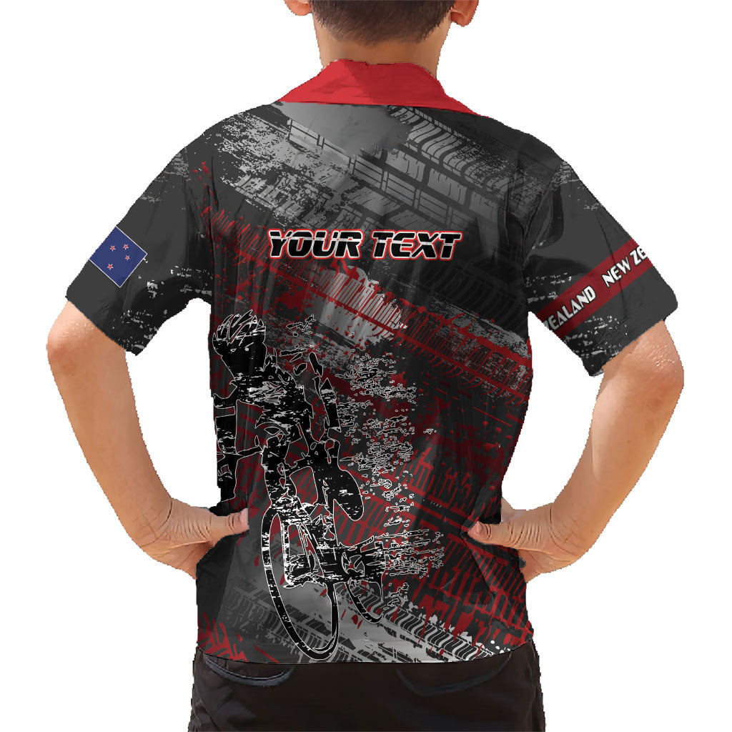 Personalised Cycling New Zealand Hawaiian Shirt Aotearoa Pride Sportswear