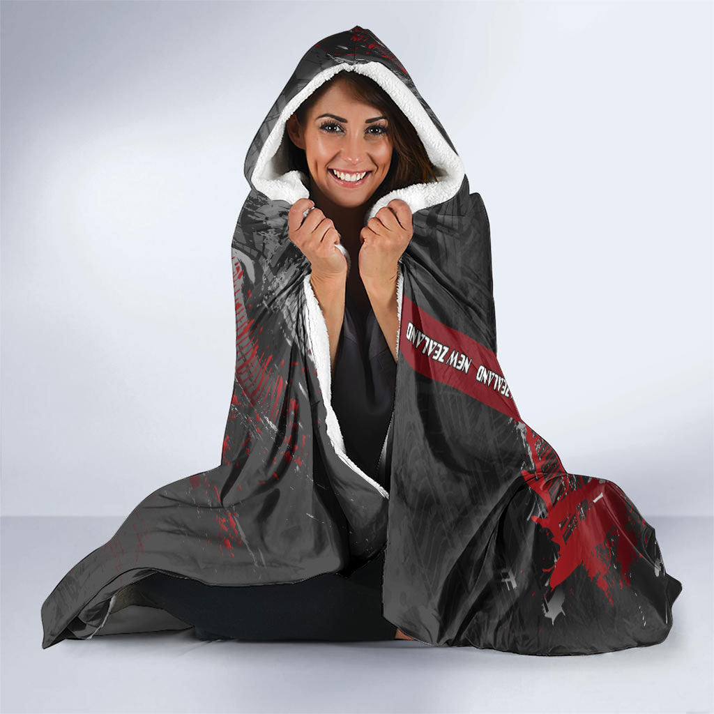 Personalised Cycling New Zealand Hooded Blanket Aotearoa Pride Sportswear LT22 - Polynesian Pride